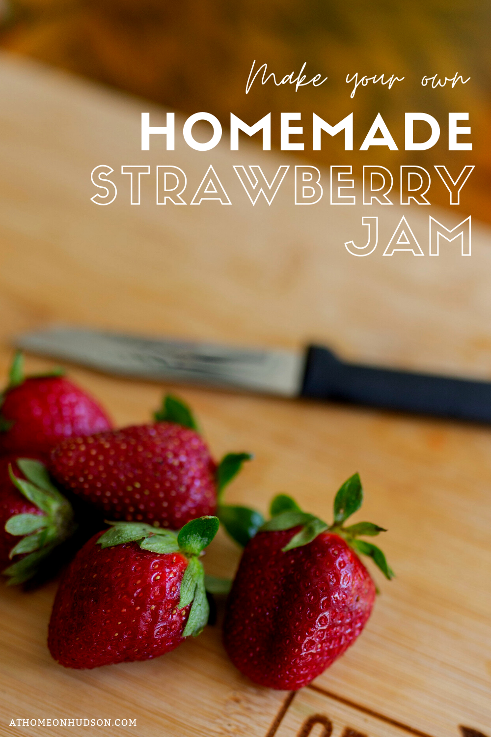 Want your to enjoy your fresh strawberries year round? Follow these easy steps on making your own homemade strawberry jam! #strawberryjam #canning #canningrecipe #surejell #jam