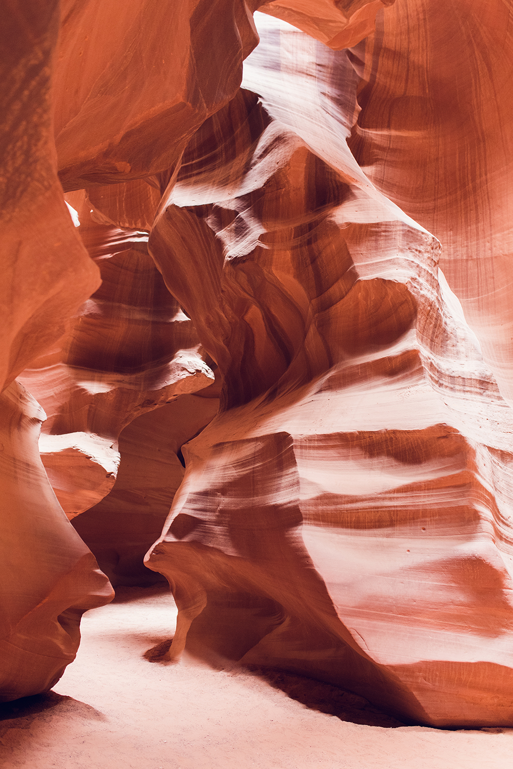 Antelope Canyon in Page, Arizona is in my top 10 favorite beautiful places in the US to visit.