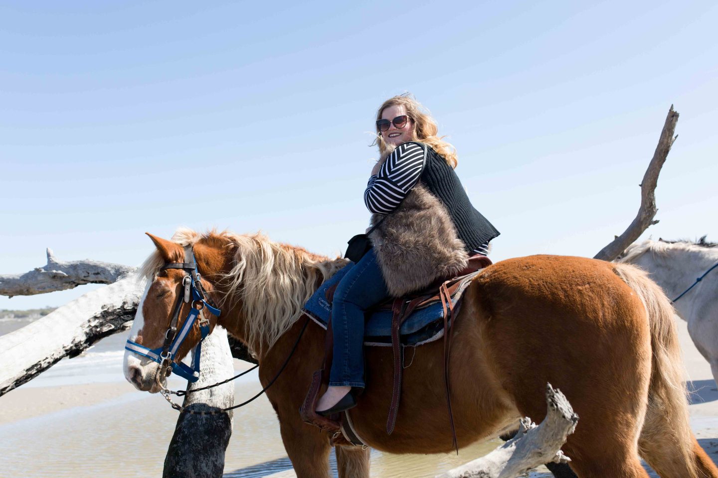 SamiM Adventures Horsing Around on Jekyll Island at the Beach