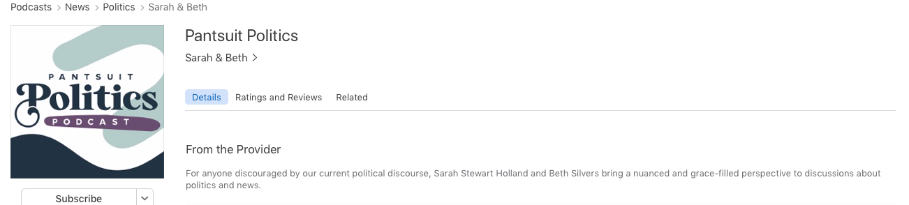 Pantsuit Politics Podcast by Sarah & Beth