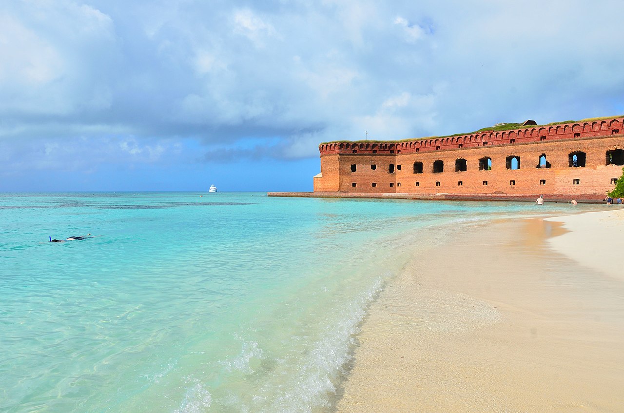 Dry Tortugas National Park near Key West, Florida is in my top 10 favorite beautiful places in the US to visit.