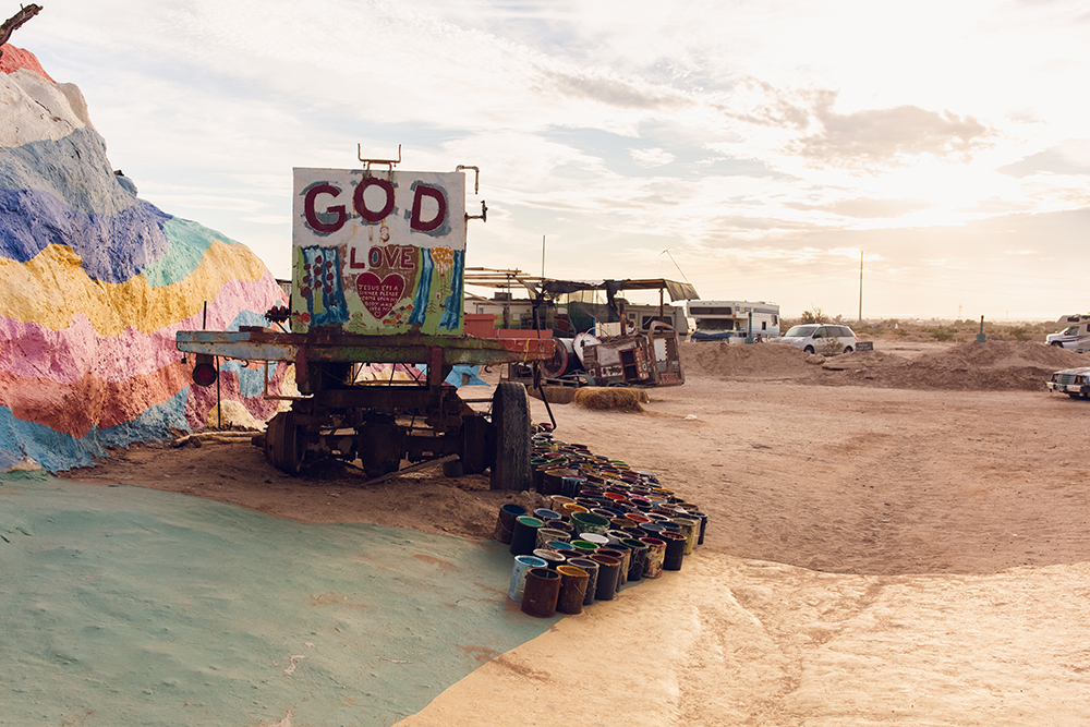Visiting Salvation Mountain in Southern California